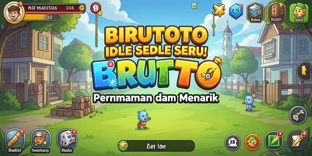 Screenshot utama BIRUTOTO menampilkan gameplay santai yang mengasyikkan.