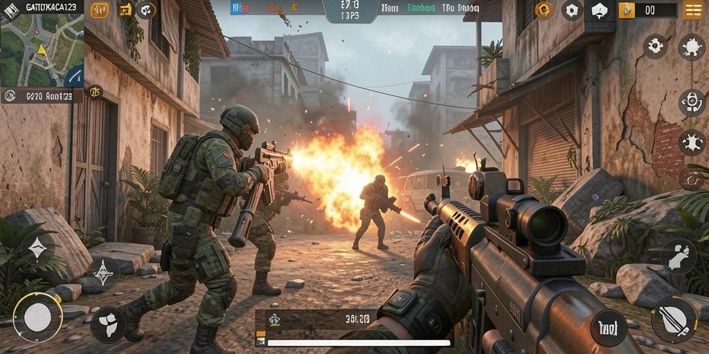 Tampilan gameplay GATOTKACA123 yang mendebarkan dan intens.