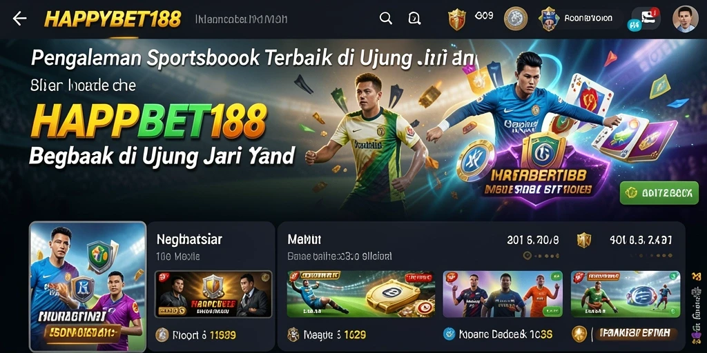 Tampilan gameplay yang seru dan interaktif dari Sportsbook HAPPYBET188.