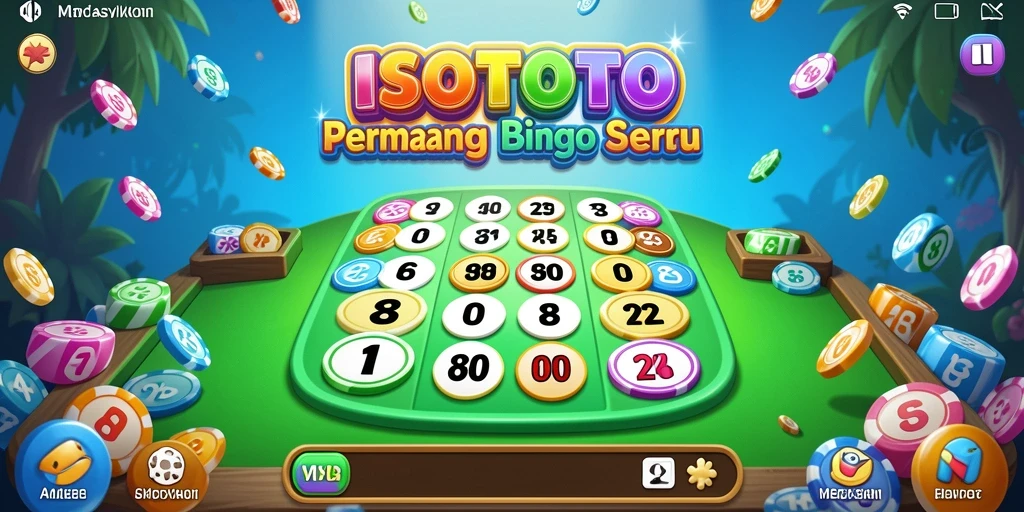Tampilan menarik dari gameplay bingo di ISOTOTO.