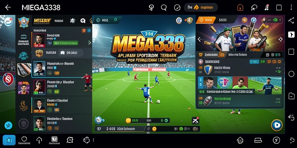 Menampilkan gameplay Sportsbook yang menegangkan di MEGA338.