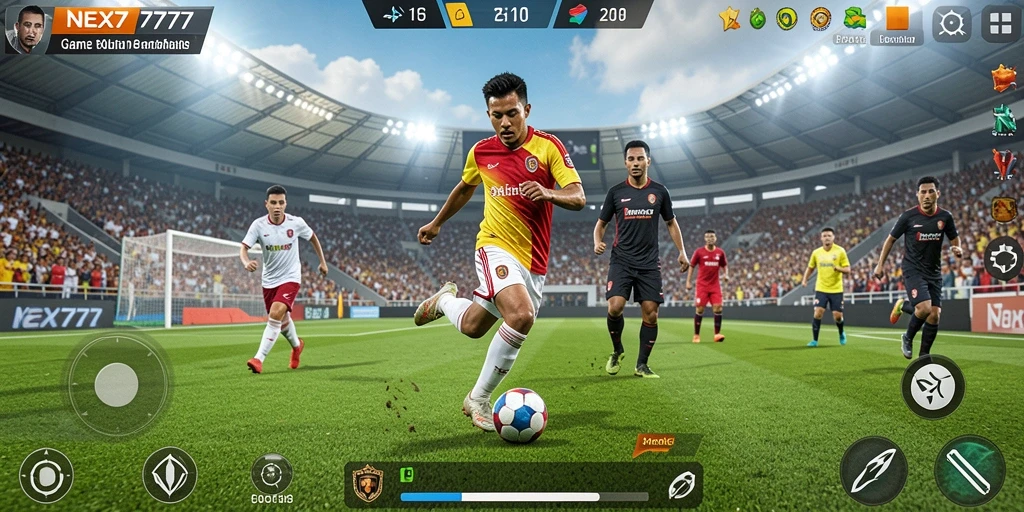 Tangkapan layar menunjukkan gameplay seru di NEX777.