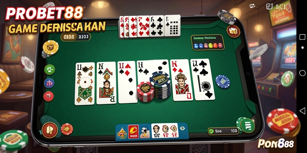 Gameplay domino yang seru dan menegangkan di PROBET88.