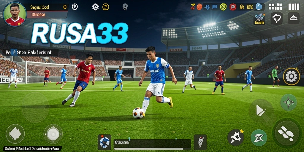 Tangkapan layar dari gameplay RUSA33 dengan aksi seru di lapangan.