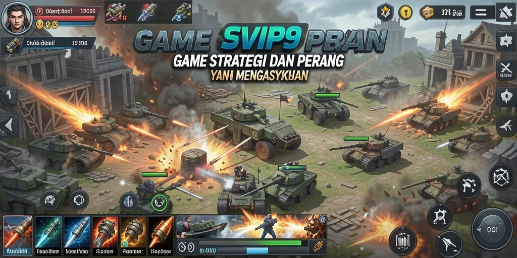 Tampilan seru gameplay SLG dalam SVIP9 dengan pertempuran strategis.
