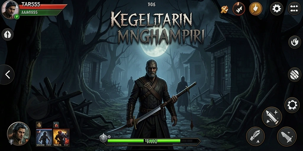 Gameplay TAR555 yang membawa Anda ke dalam kegelapan horor.