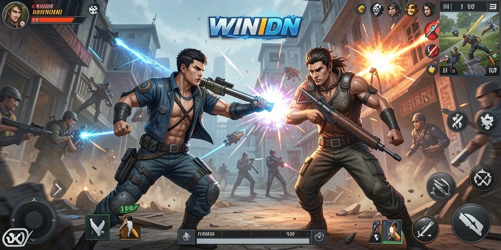 Tampilan gameplay seru dan menegangkan dari WINIDN.